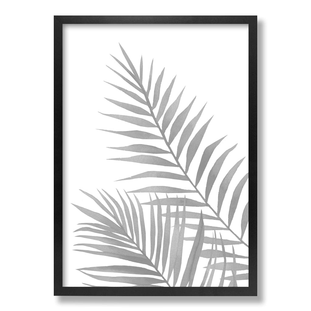 Watercolour Palm Leaves Wall Art Print Profile Australia