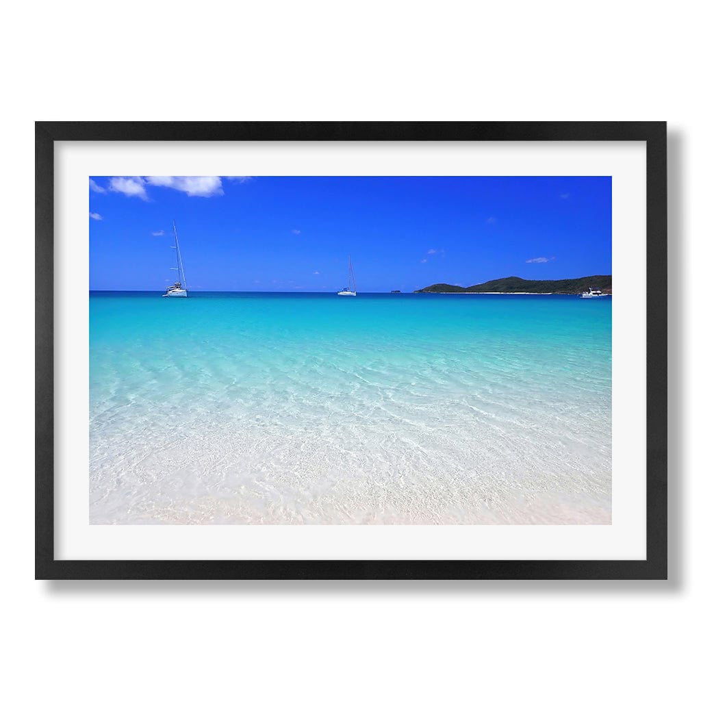 Whitehaven Beach Wall Art Print from our Australian Made Framed Wall Art, Prints & Posters collection by Profile Products Australia