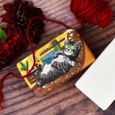 Wonderful Animals Cat Soap from our Luxury Bar Soap collection by The English Soap Company
